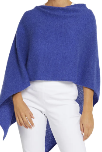 Cashmere Topper - Blueberry