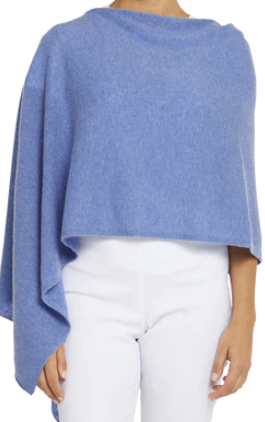 Cashmere Topper - Cornflower