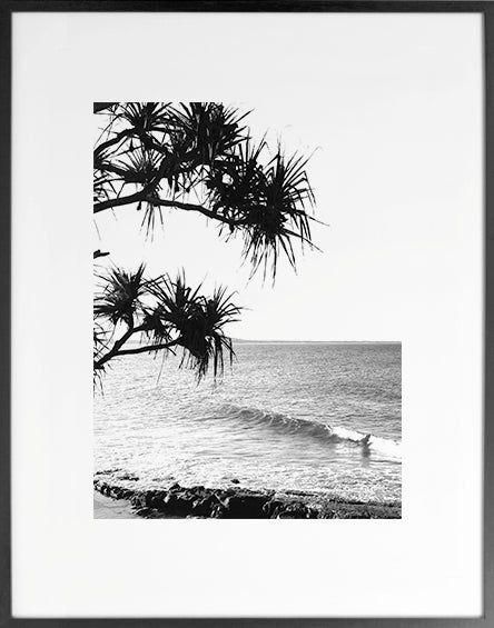 Noosa black white print - LHBW15