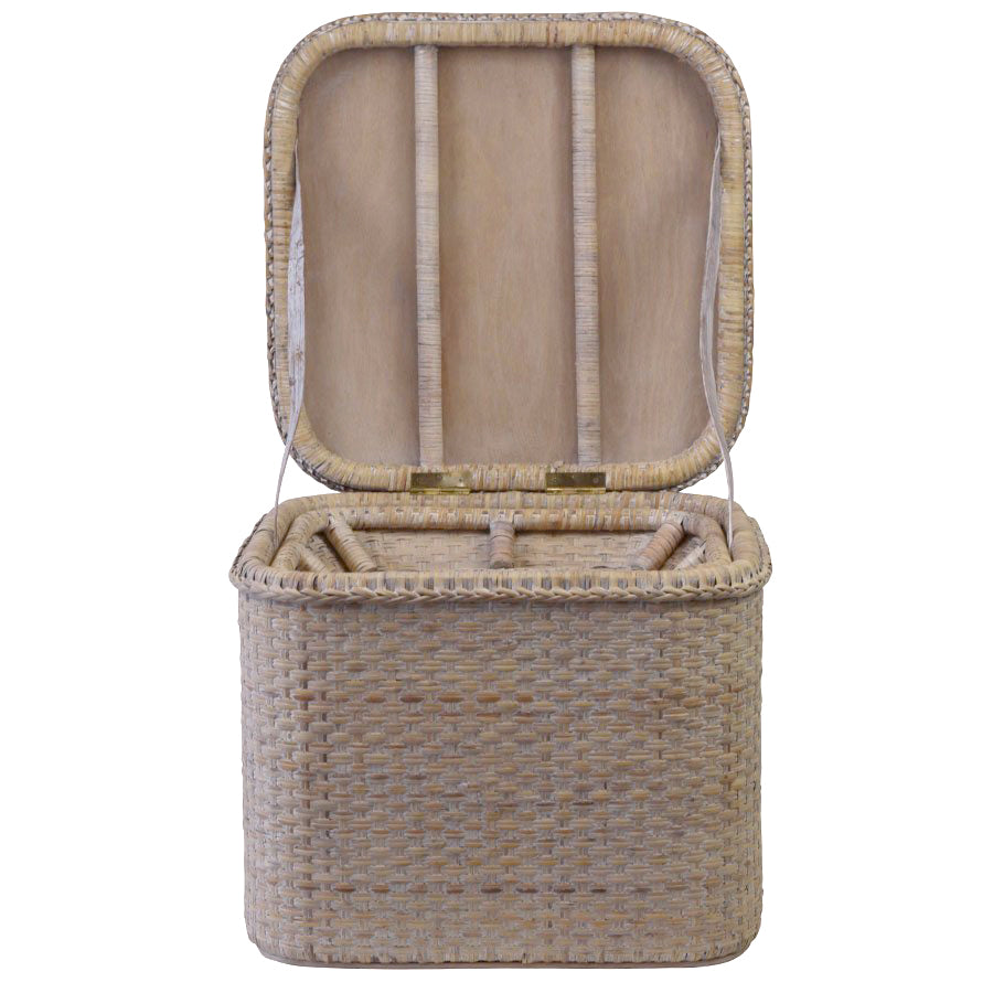 Rattan Square Chest