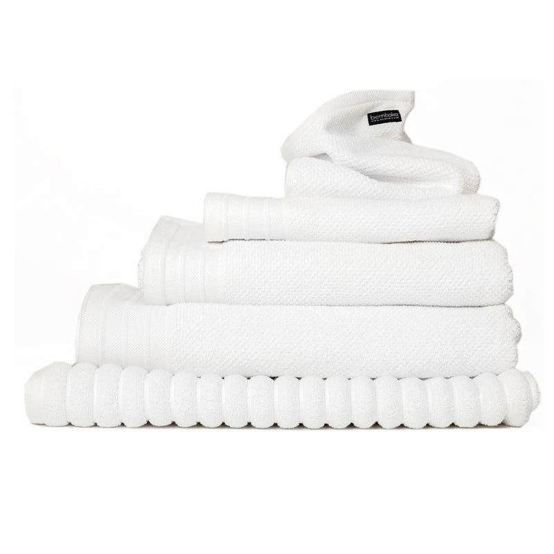 Bemboka Towelling - White